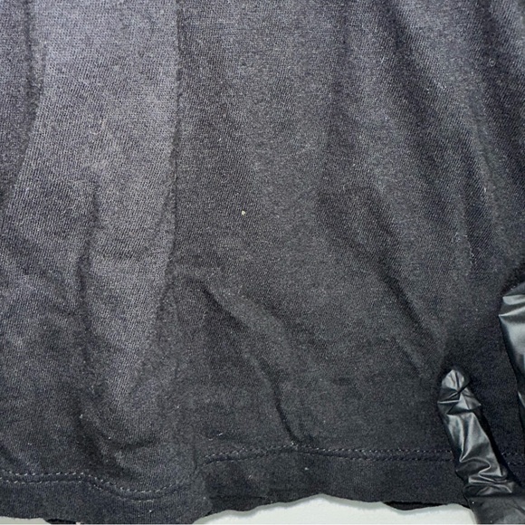 Free People Black Embroidered Sleeve Penny Shirt - Picture 4 of 9